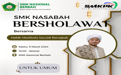 SMK NASIONAL BERSHOLAWAT Dalam Rangka HUT SMK Nasional Berbah Ke 78