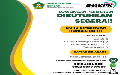 Dibutuhkan Segera!!