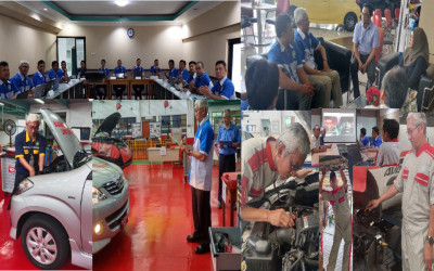 Pelatihan Perawatan Berkala Kendaraan Ringan Program Upskilling & Reskilling Pendidik Berstandar Industri